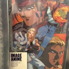 Vintage Fatal Fury Terry & Andy Pencil Board Shitajiki Anime Japan 7x10 