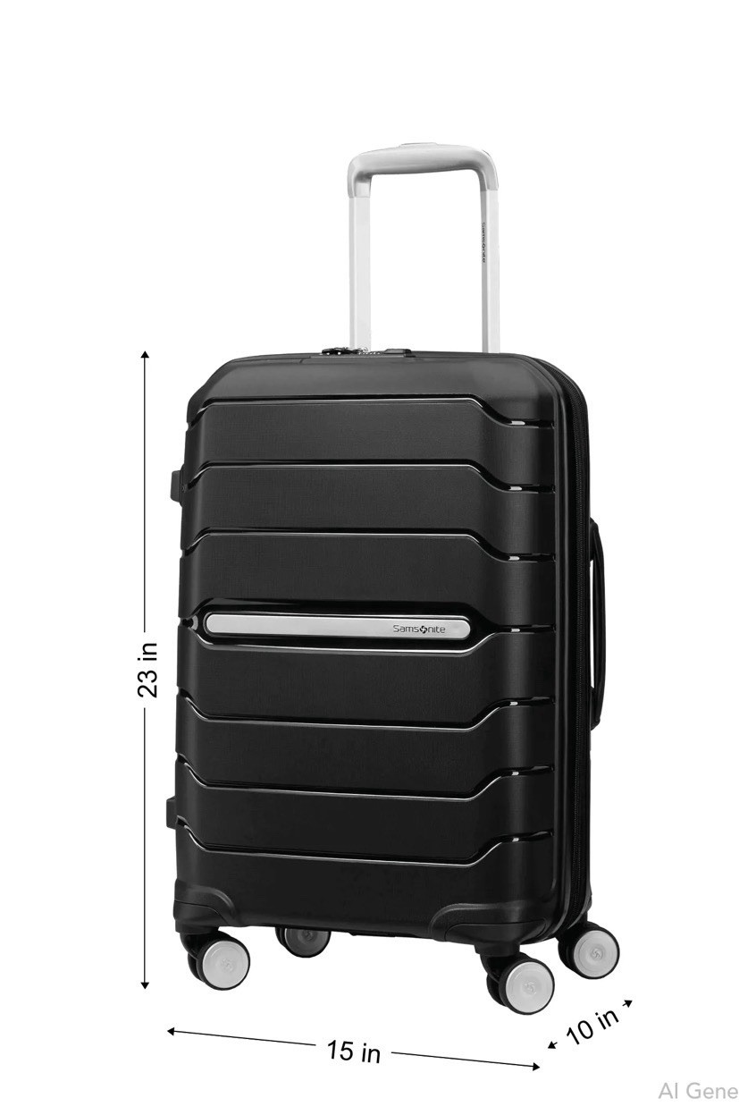Samsonite Freeform 21&rdquo; Carry-On Spinner Luggage Suitcase Black New Sealed