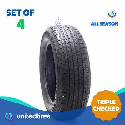 Set of (4) Used 225/65R17 Kumho Eco Solus KL21 102H - 5.5-6/32