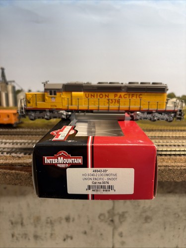 Locomotora nariz snoot escala HO, InterMountian Sd40-2 “UP” #3376 DCC Motion | Zustand: Used