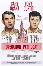 Operation Petticoat poster Cary Grant Tony Curtis 1959 Old Movie Photo 1
