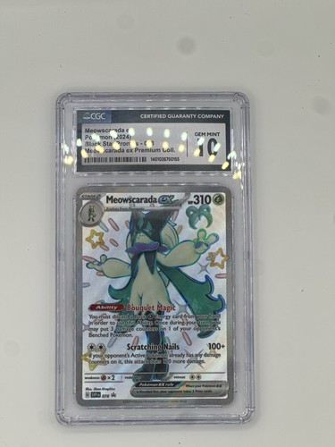 Meowscarada ex graded CGC 10 for sale on eBay