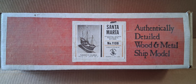 MARINE MODEL CO. SANTA MARIA  #1106 W/ Cast Metal Fittings
