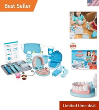 Kids Dentist Toy Kit - 25-Piece Super Smile Set with Realistic Accessories