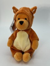 Walt Disney Store Frontier Winnie The Pooh Mini Bean Bag Plush Toy 8" New NWT UK