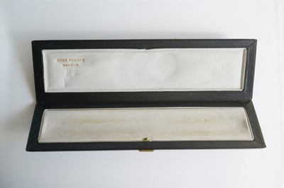 RARE PATEK PHILIPPE Vintage Black ''Coffin'' Watch Box Case Circa 1960's - 1970's