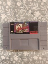 Taz-Mania Super Nintendo SNES Cart Tested