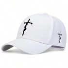 Faith Cross Baseball Cap – Adjustable Unisex Christian Hat, Embroidered Dad Hat