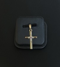 Kettenanhänger Goldanhänger Kreuz mit Rubin  Gold  333/  8  Karat
