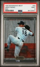 1995 Bowman's Best - Red Hideo Nomo #83 PSA 9 RC Rookie Dodgers Legend