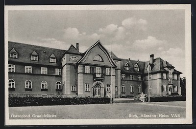 Graal-Müritz, Rich.-Aßmann-Heim VAB, Ansichtskarte 1961 