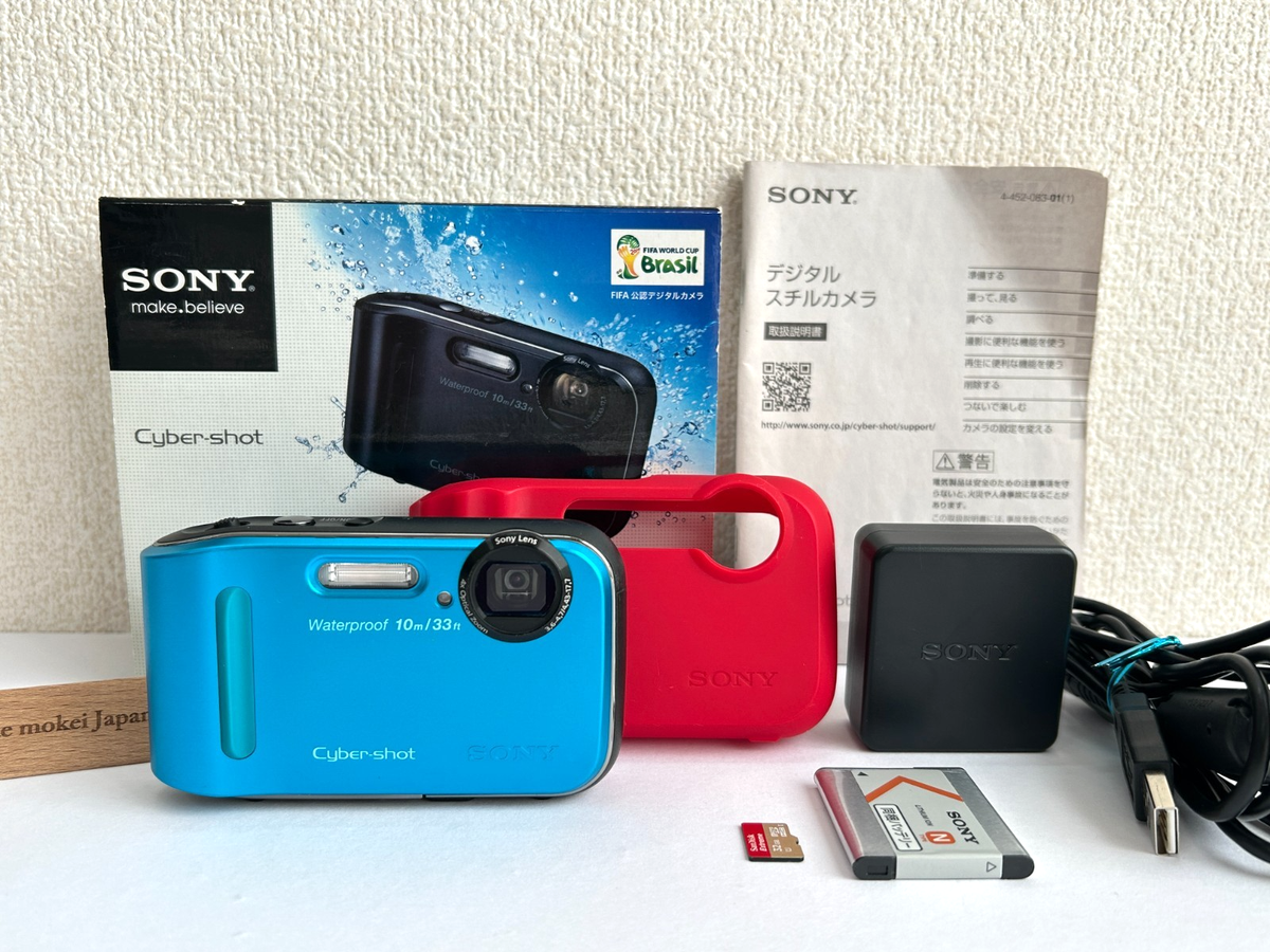 【美品】SONY Cyber-shot DSC-TF1 ブルー　動作確認済 Sony Cyber-shot DSC-TF1 Blue Compact Digital Camera 16.1MP Tested