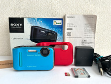 Sony Cyber-shot DSC-TF1 Blue Compact Digital Camera 16.1MP Tested Japanese Only