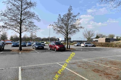 Photo A2 Eaton, Neatmarket, Hall Road: Car park serving B and Q and othe c2022