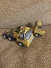 VTG. Tonka yellow cabover shell fuel delivery semi tanker truck