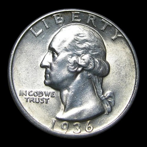 1936-D Washington Quarter Silver ----  Gem BU Stunning Coin ---- #KK480
