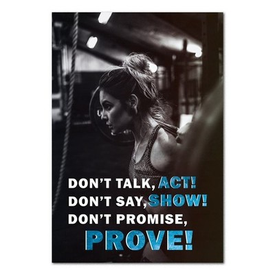 Fitness Posters Motivational Inspirational Quotes Prints for Bodybuilding Work
