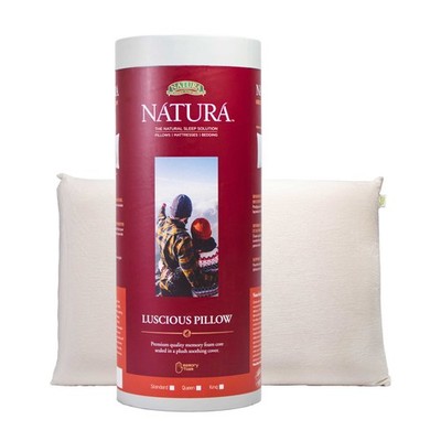 Natura Luscious Premium Solid Memory Foam Pillow - For Side Sleepers