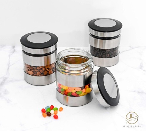 Set Of 3 Airtight Food Storage Container for Kitchen Counter - Picture 6 of 6