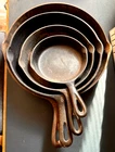 Antique/Vintage Wagner Ware + Unmarked #8,#10 and more Cast Iron Skillet Lot