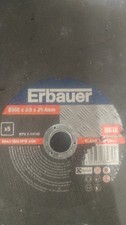 erbuaer 355 x 3.5 x 25.4 chopsaw blade cutting + grinding