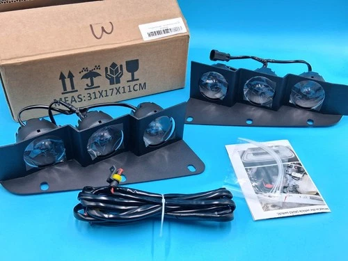 Steel Front Bumper Mount Bull Bar For 2021-2023 Ford Bronco 2/4 Door 6-Lights