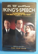 The Kings Speech (DVD 2011) Colin Firth Geoffrey Rush Helena Bonham Carter ☆New☆