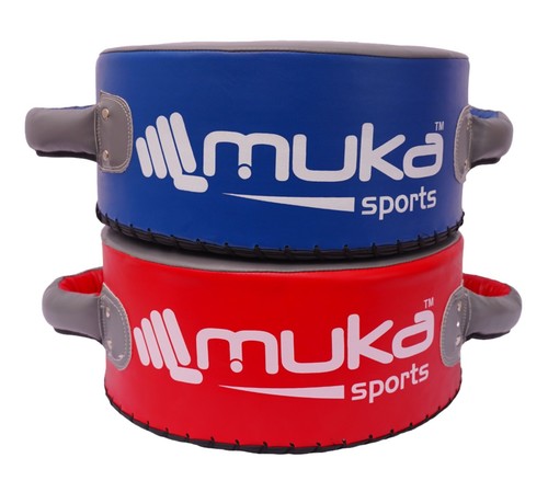 Muka Kunstleder Rund Schlag Pads Boxen Muay Thai MMA Training Strike - Bild 3 von 27