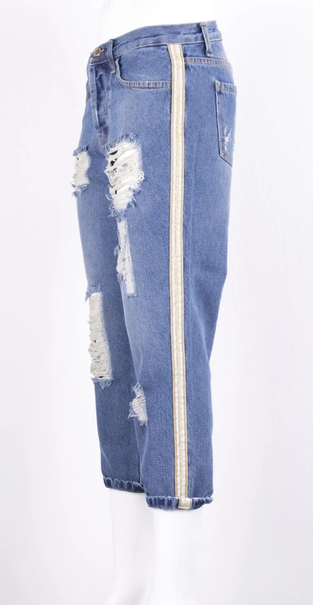 Jeans con store bande laterali