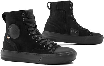 FALCO Motorradschuhe LENNOX 2 schwarz Sneaker CE mit D3O Protektoren Gr. 46