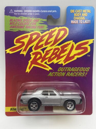 JOHNNY LIGHTNING SPEED REBELS ALLY CAT MERCURY COUGAR SILVER FREE SHIPPING - Picture 1 of 3