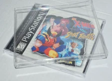 10 Single Game Protector Cases Sleeves Box For Sony PlayStation 1 Sega Dreamcast