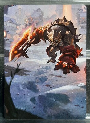 Art Series:  Searslicer Goblin (V.1) Künstlerkarte 39/54 - Magic Foundation - NM