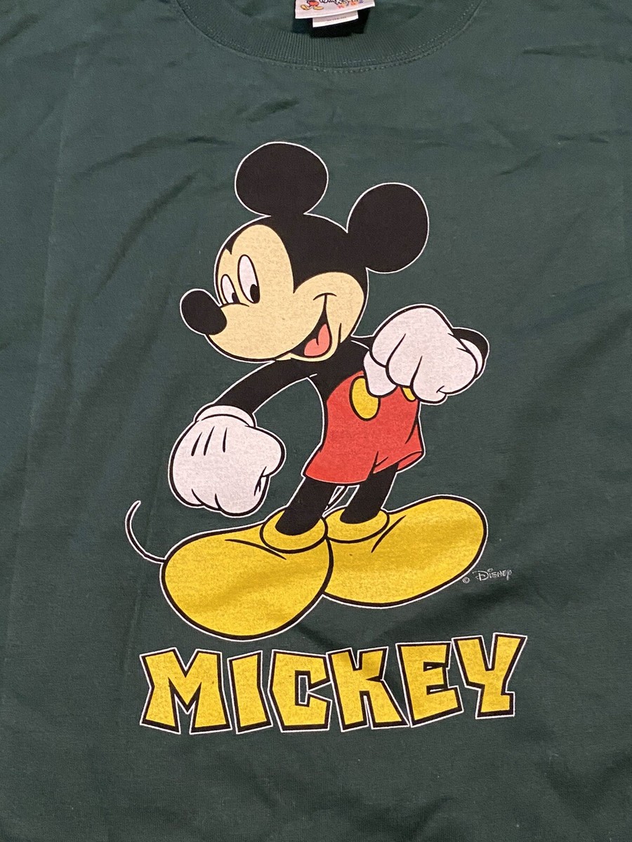 Vintage 90s Mickey Mouse T Shirt Size Youth Xl Made In USA Disney