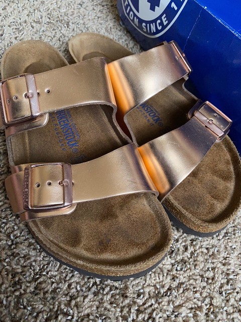 birkenstock arizona habana soft footbed