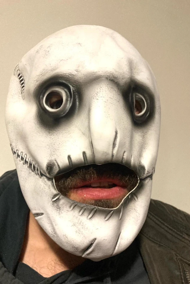 Corey Taylor Maske The End WANYK Latex Halloween Metal Band Konzert Masken Erwachsene - Bild 2 von 4