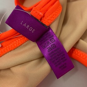 L&rsquo; Agent Provocateur Liiana Neon Melon Bikini Bottom Large NWT