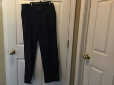 New w/tags Chaps Boy Approved Schoolwear Navy 20 Husky adjust waist/wrinkle free