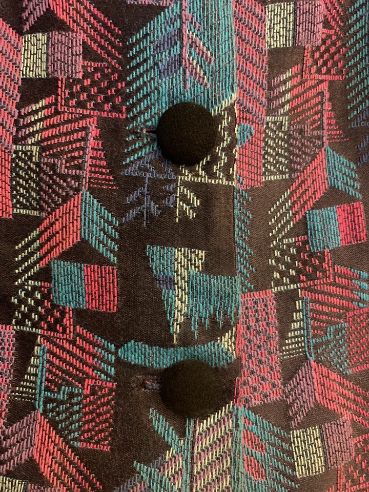 Hobby Horse Women's Western Show Jacket Size Small Teal Black Pink Purple 🐴 - Photo 3/4