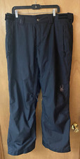 Spyder Ski Snowboard Pants Men's Black Insulated - Size XL