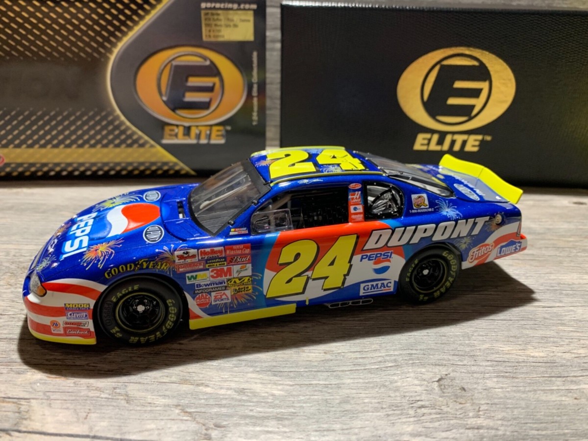2002 Jeff Gordon 24 Dupont Pepsi Daytona fireworks 1/24 RCCA
