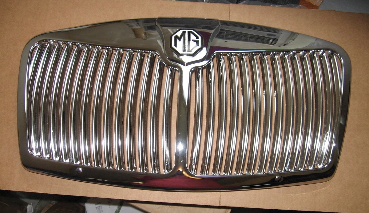 Brand New MGA Front Grille and Fitting Kit 1955-62 Chrome Plated