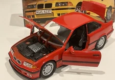 GAMA 52105 BMW M3 RED SCALE 1/24 MADE IN GERMANY