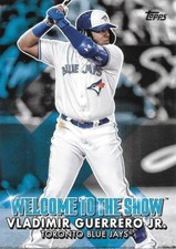 2022 Topps Series 1 VLADIMIR GUERRERO JR Welcome to the Show -BLUE JAY- #WTTS-24