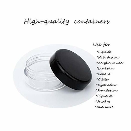 50 Pcs 5ml Cosmetic Sample Jars – Empty Small Makeup, Lip Balm, Cream Containers - 第 3/6 張圖片