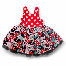 Disney Tutu Couture Minnie Mouse Romantic Fancy Party Dress Sundress Size 5 New