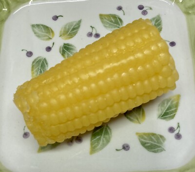 Artificial Vegetable Faux Fake Food CORN On  Cob Display Stage Movie PROP FFC9