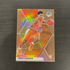 2021 Panini Chronicles Draft Picks JADEN SPRINGER #270 Rookie Mosaic Orange RC