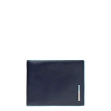 NEW Piquadro - Twelve-compartment Wallet Blue Square - PU1241B2R - BLU2 AUTHENTI