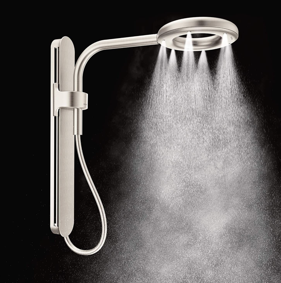 Nebia by Moen Spa Rain Shower Head Brushed Nickel New!! 26508318133 eBay
